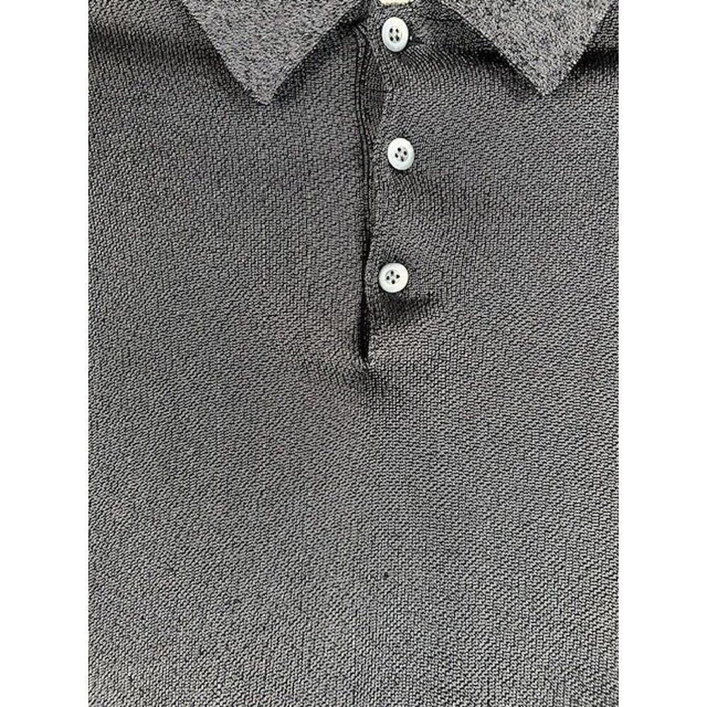Pronto Uomo Men Black Long Sleeve Sweater 1/4 button Pullover Rayon Blend Size L - Picture 4 of 8